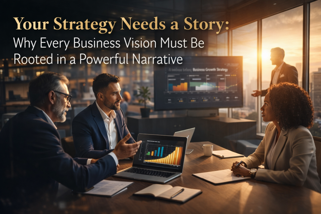 Your Strategy Needs a Story Why Every Business Vision Must Be Rooted in a Powerful Narrative By Dr. Bilal Ahmad Bhat